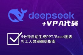 2025最新DeepSeek从入门到精通：解锁Excel和VBA高效办公新技能03-19福缘网