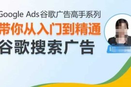 2024最新GoogleAds谷歌广告高手&#8211;搜索广告，带你从入门到精通谷歌搜索广告12-06冒泡网